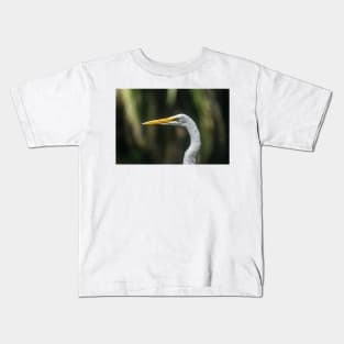 Headshot of an Egret Kids T-Shirt